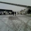 Giants Land In Snowy Detroit To Play Vikings